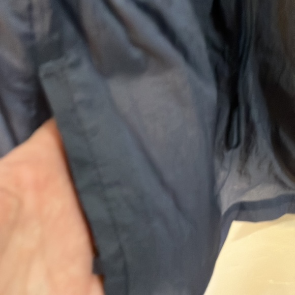 Nwot Soma Weekend rain jacket with waist sinches, zippered front, hood and - Picture 5 of 7